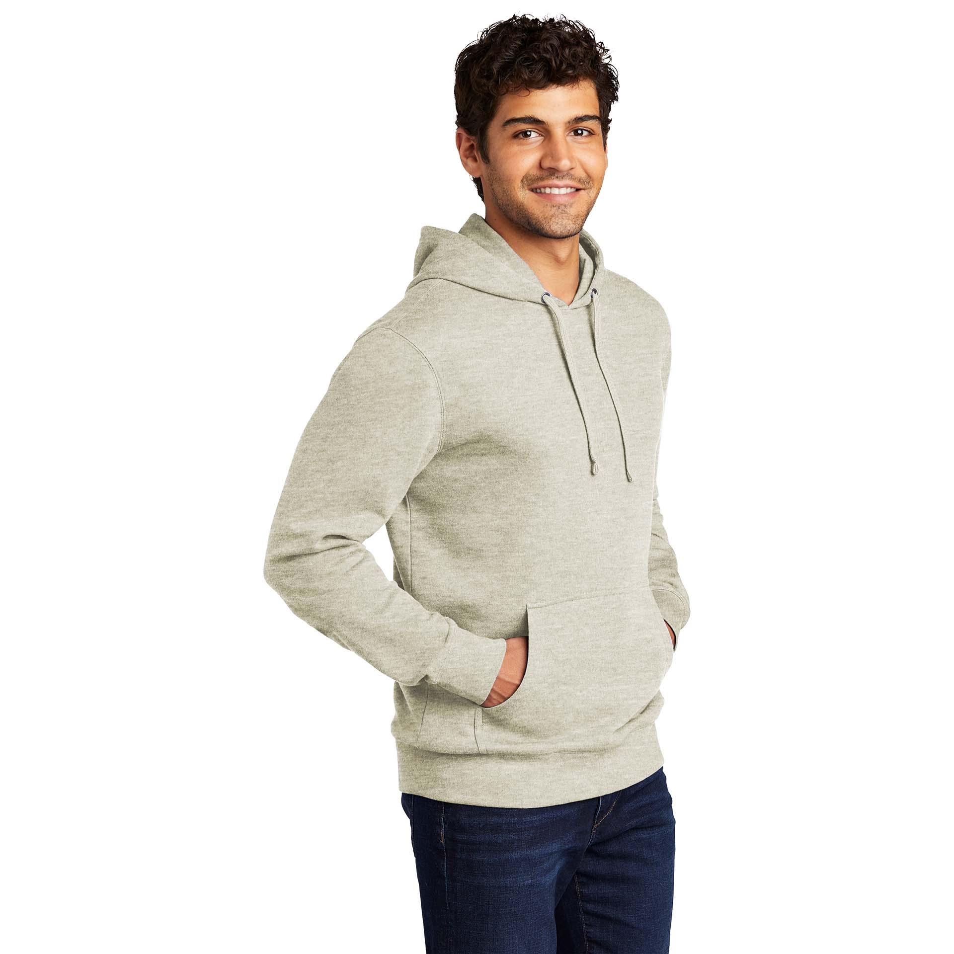 District DT6100 V.I.T. Fleece Pullover Hoodie - Oatmeal Heather | Full ...