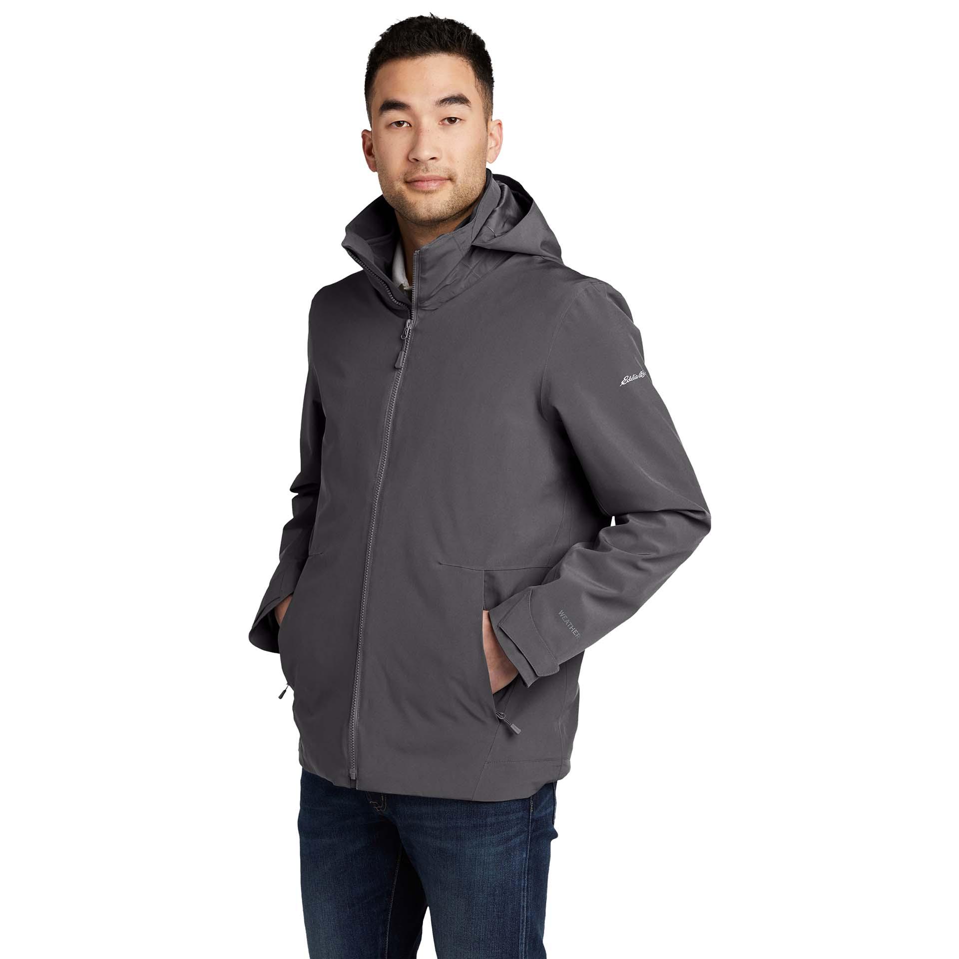 Eddie Bauer EB656 WeatherEdge 3-in-1 Jacket - Grey Steel/Metal