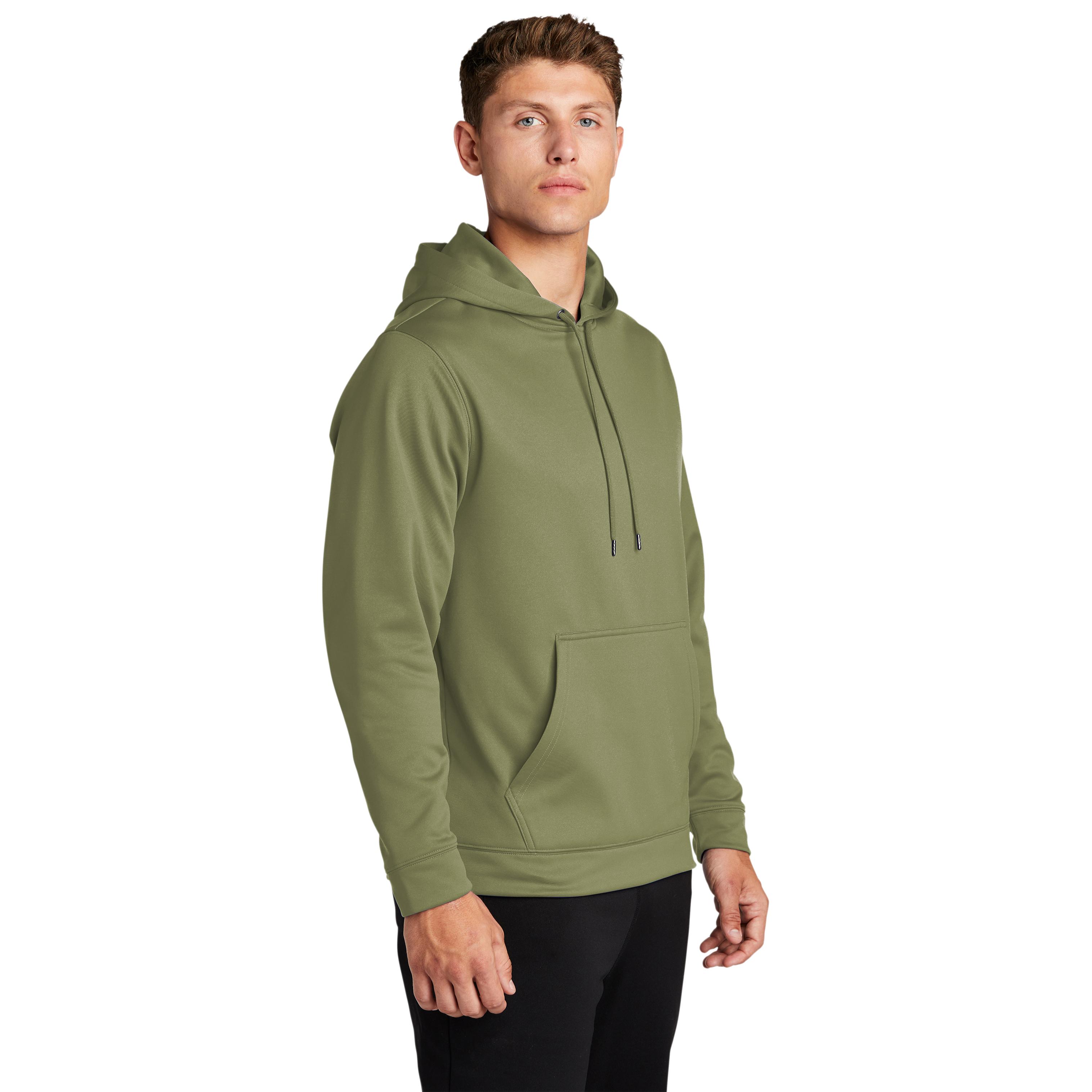 Sport Tek F244 Sport Wick Fleece Hooded Pullover Sweatshirt