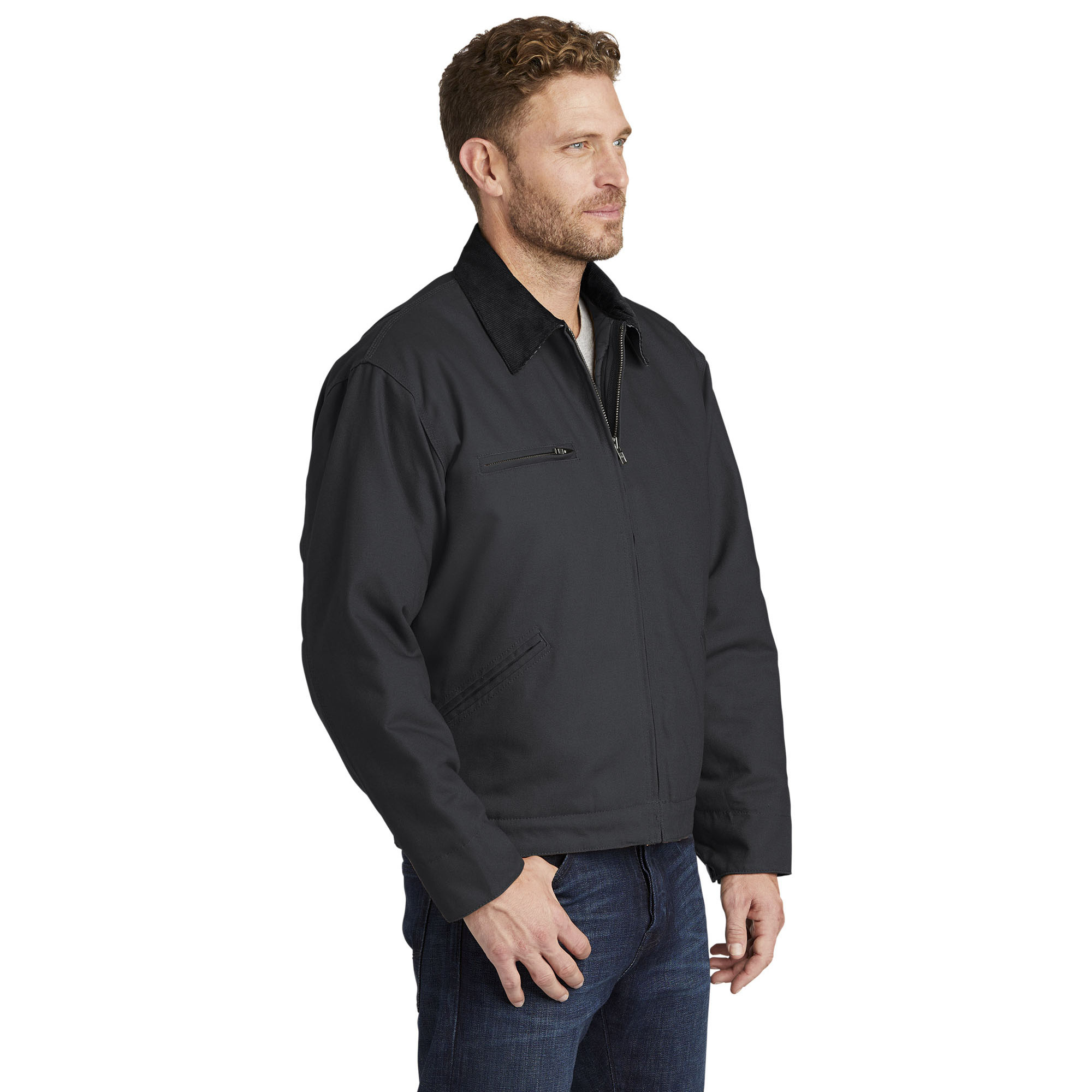 CornerStone J763 Duck Cloth Work Jacket - Charcoal | Full Source
