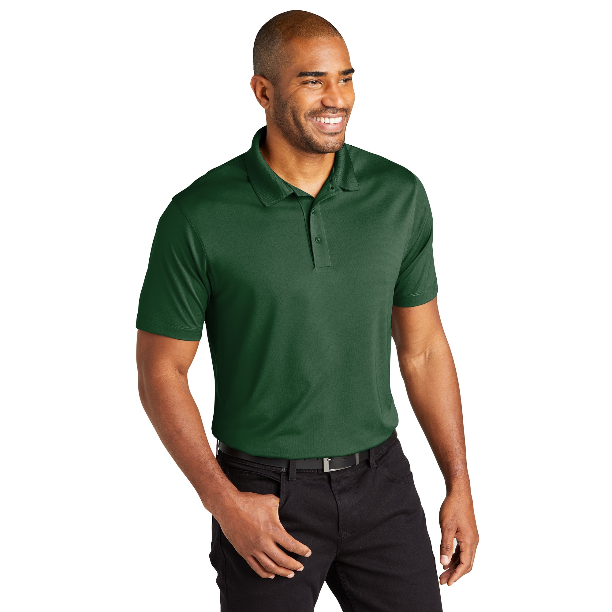 Forest green golf top shirt