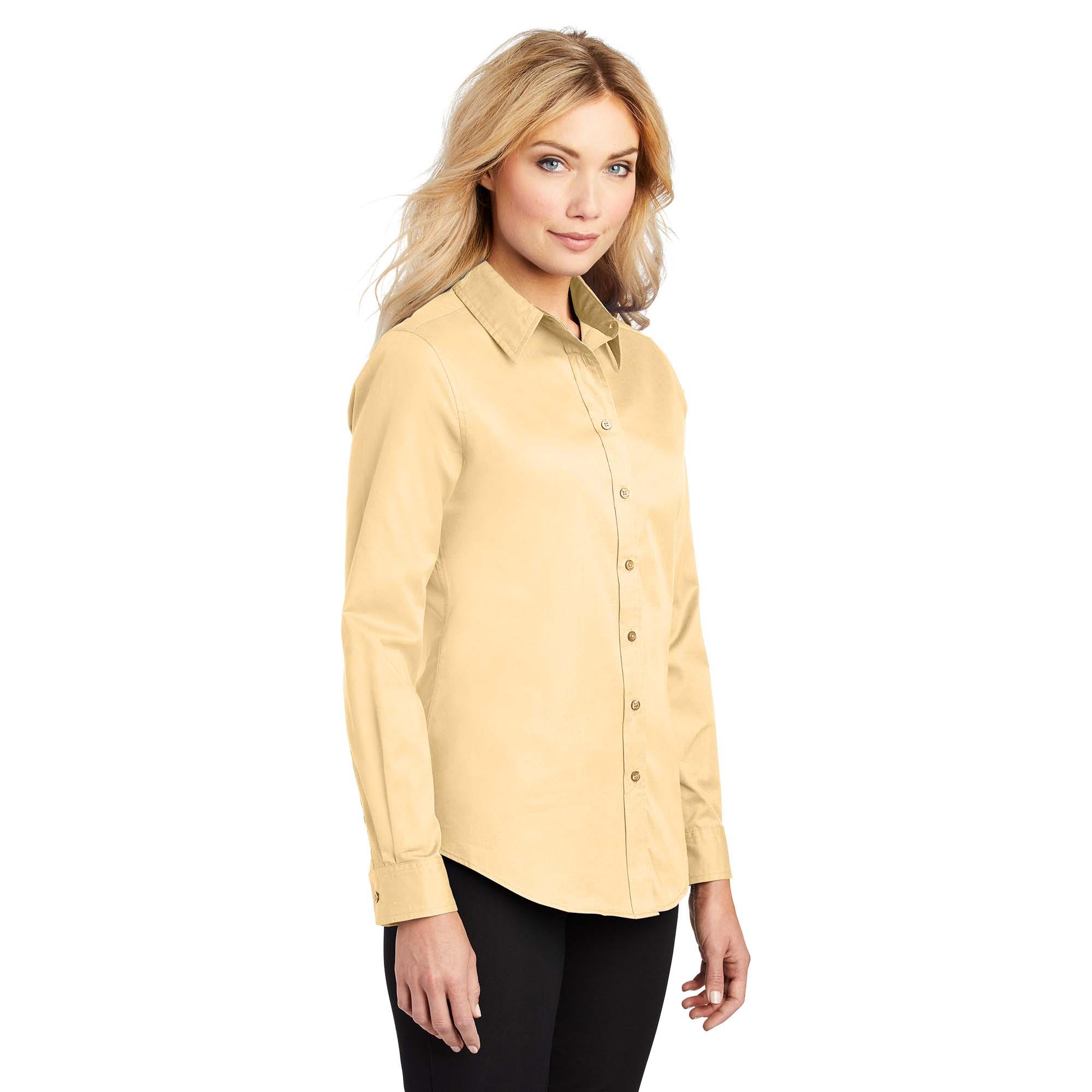 Port Authority L608 Ladies Long Sleeve Easy Care Shirt 