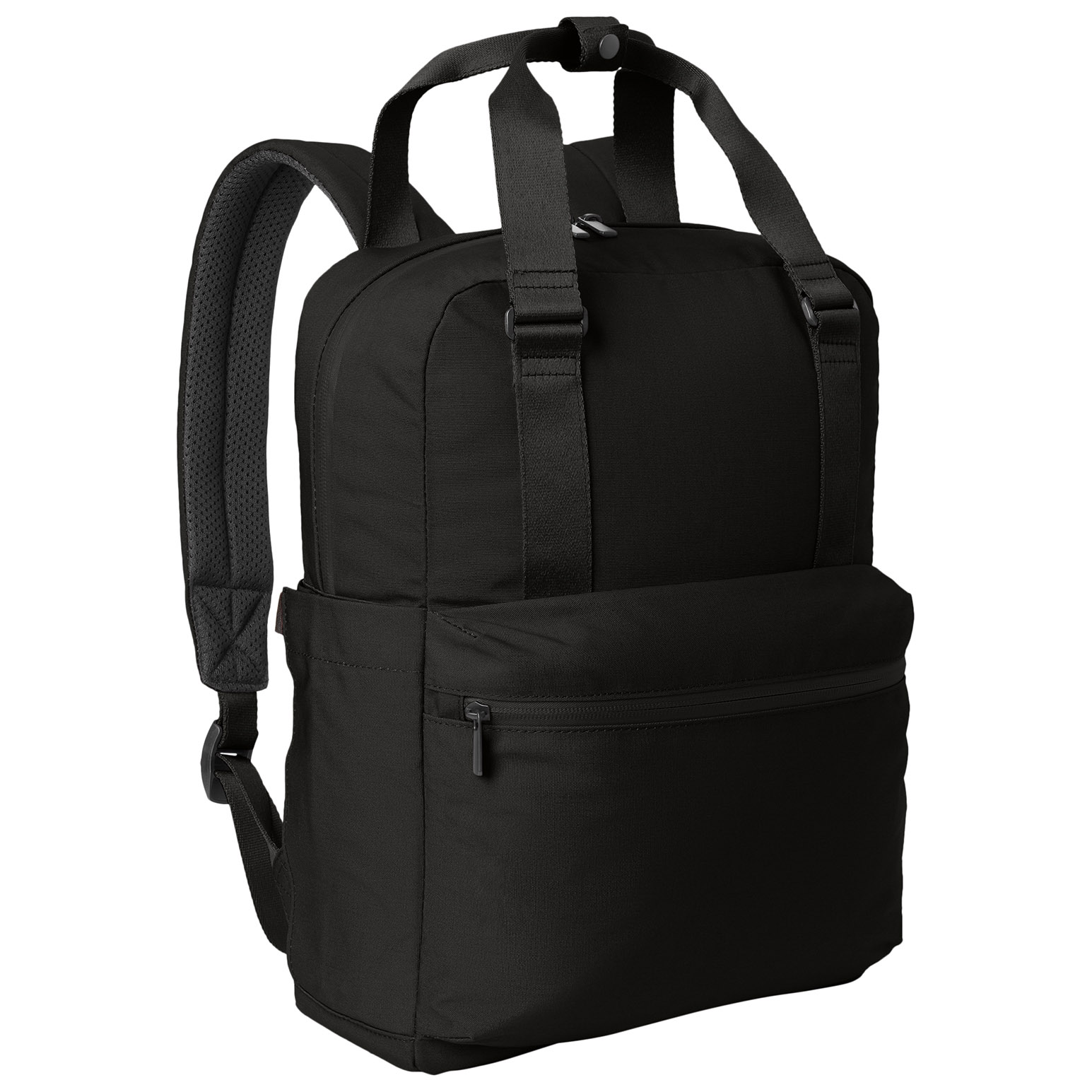 Mercer+Mettle MMB211 Claremont Handled Backpack - Deep Black | Full Source