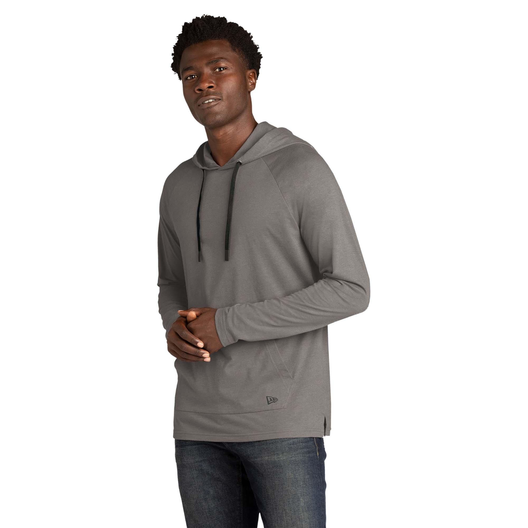 New Era NEA137 Tri-Blend Hoodie - Shadow Grey | Full Source