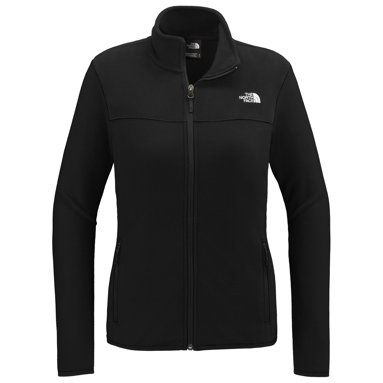 The North Face NF0A7V4K Ladies Glacier Full-Zip Fleece Jacket - TNF ...