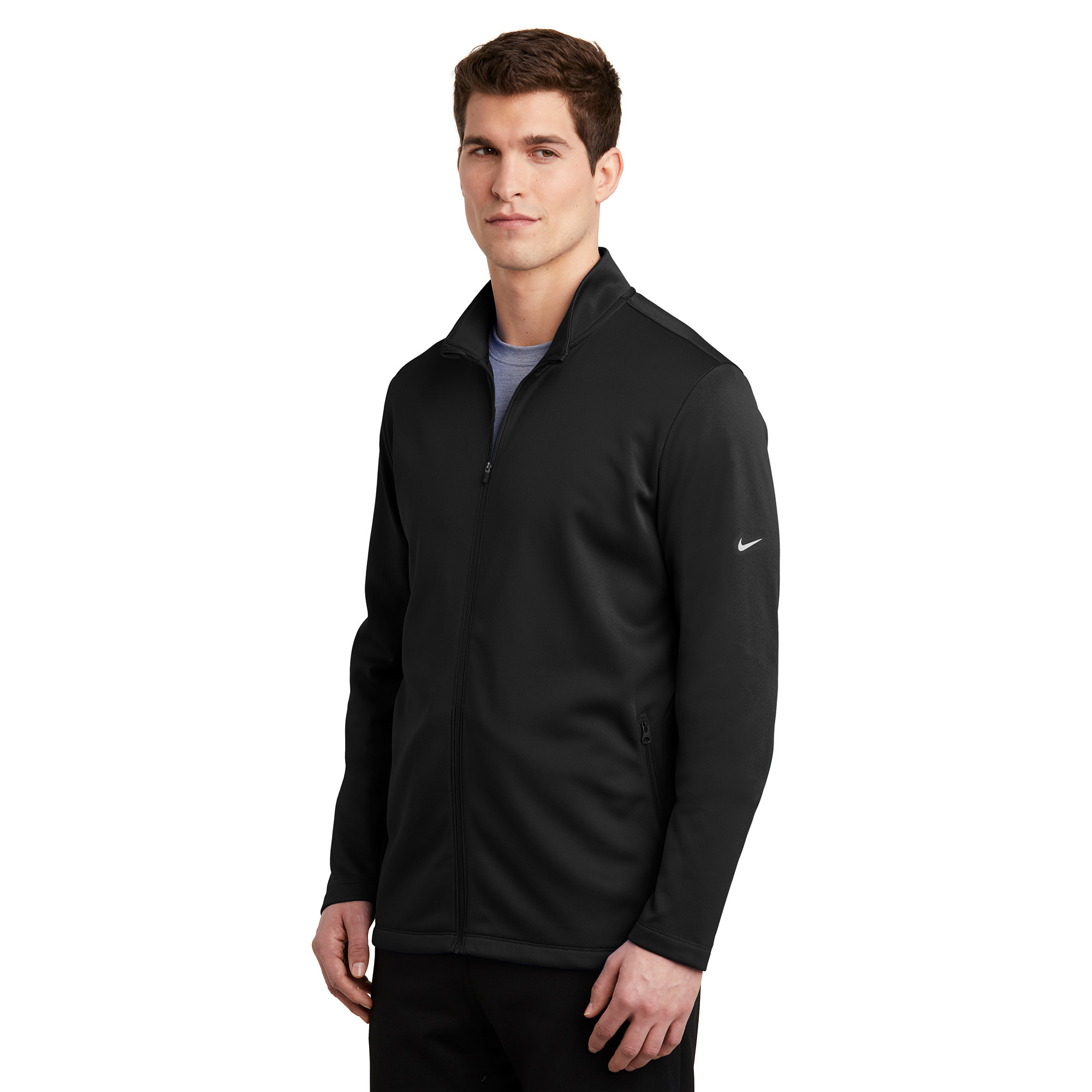 Nike NKAH6418 Therma-FIT Full-Zip Fleece - Black | Full Source
