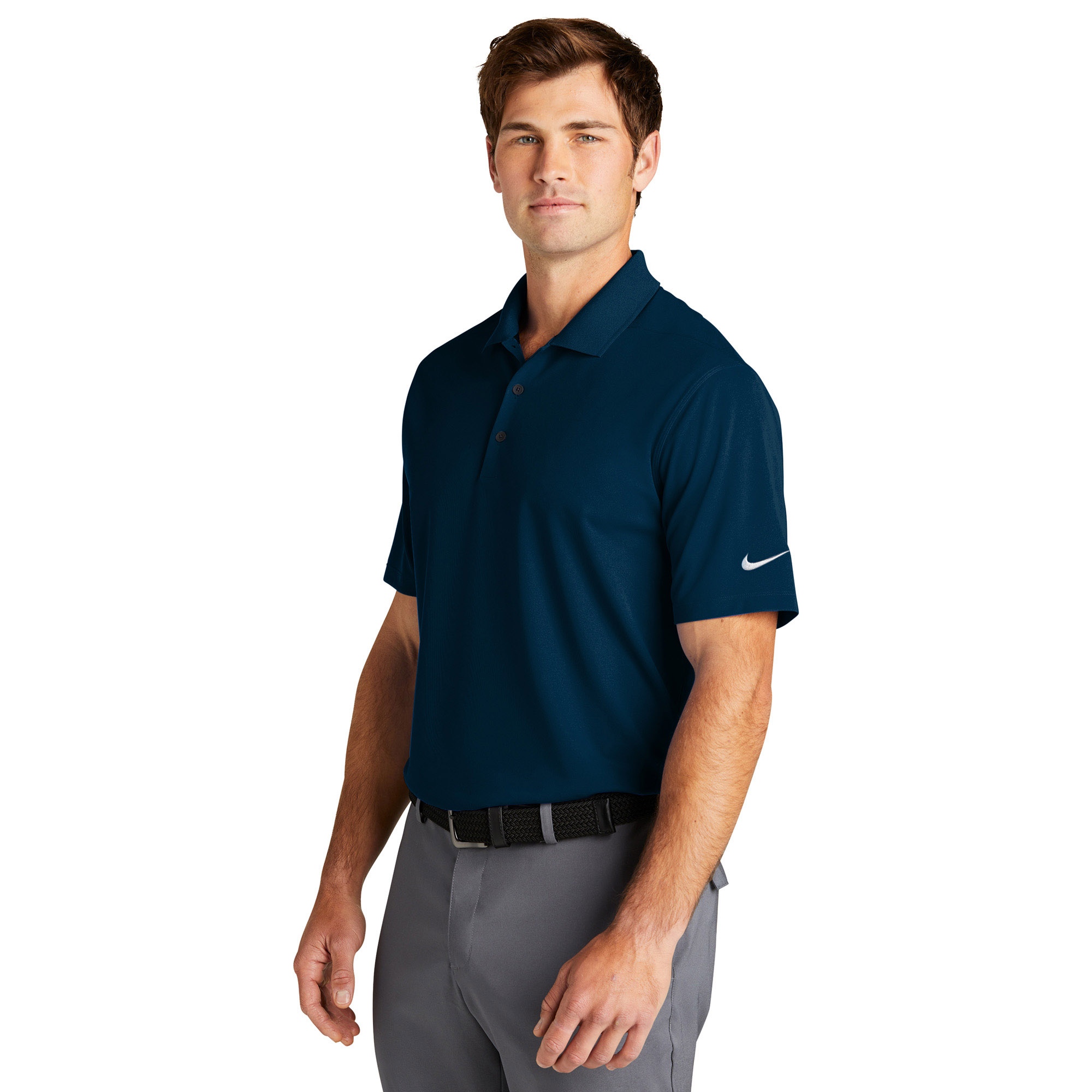 Nike NKDC1963 Dri-FIT Micro Pique 2.0 Polo - Navy | Full Source