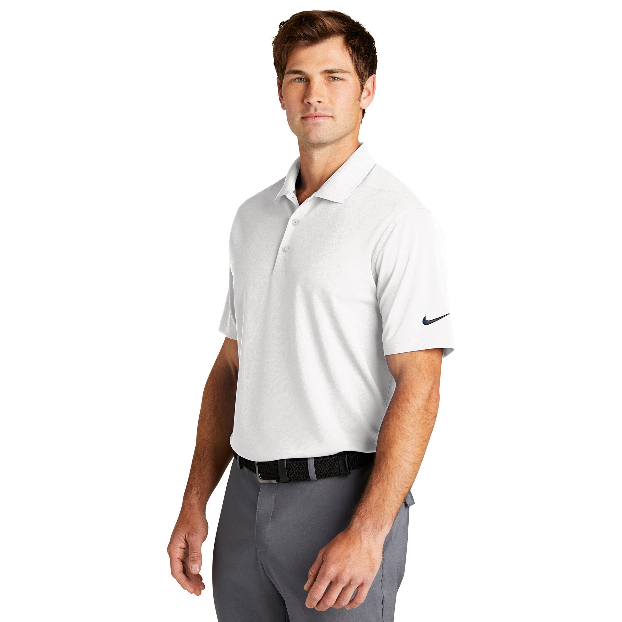 Nike NKDC1963 Dri-FIT Micro Pique 2.0 Polo - White | Full Source