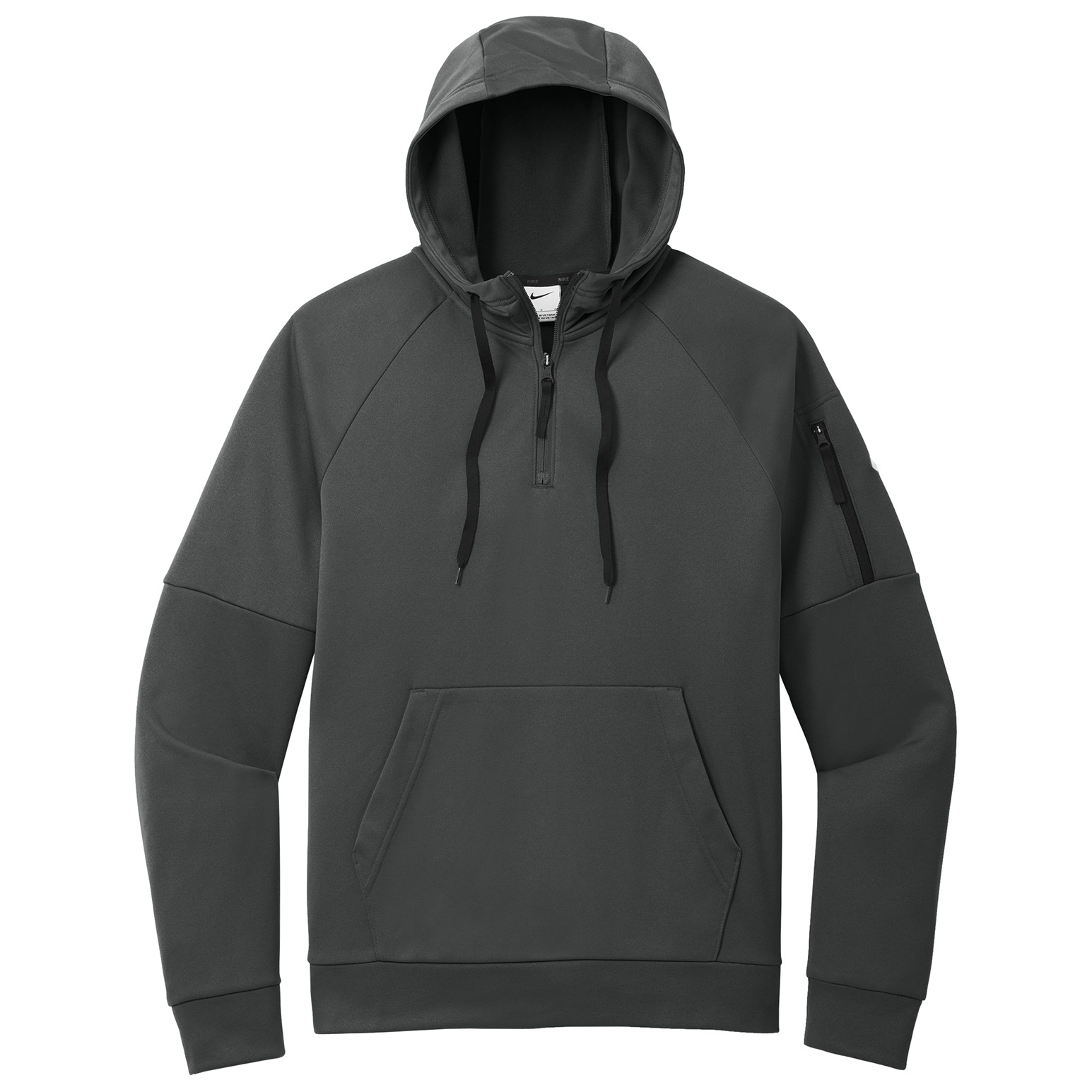 NKNIT ZIP hooded sweatshirt サイズ2 Nike NKFD9742 Therma-FIT Pocket 1/4-Zip Fleece Hoodie - Anthracite