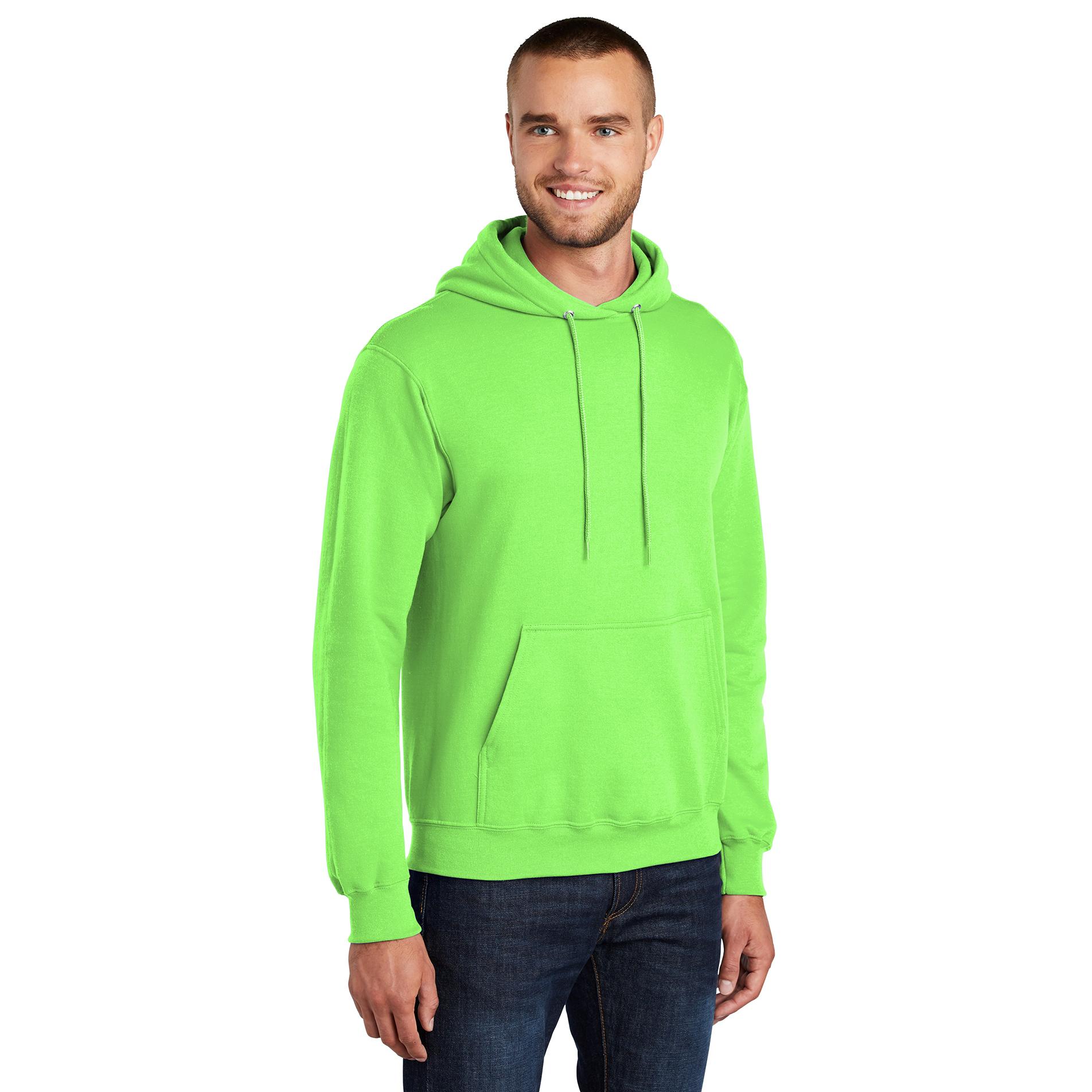 Port & Company PC78H Core Fleece Pullover Hooded Sweatshirt - Neon ...