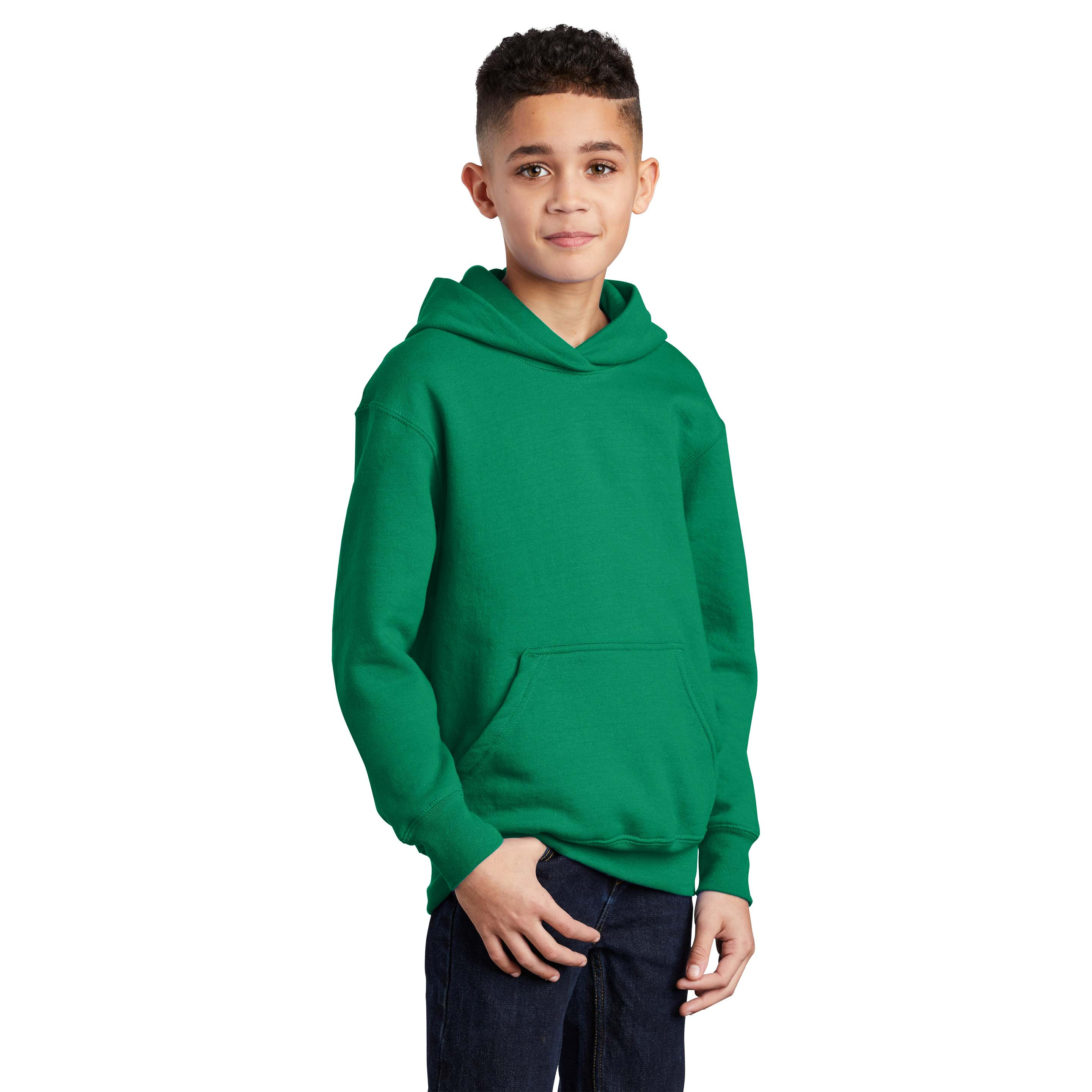 Port & Company PC90YH Youth Core Fleece Pullover Hooded Sweatshirt ...