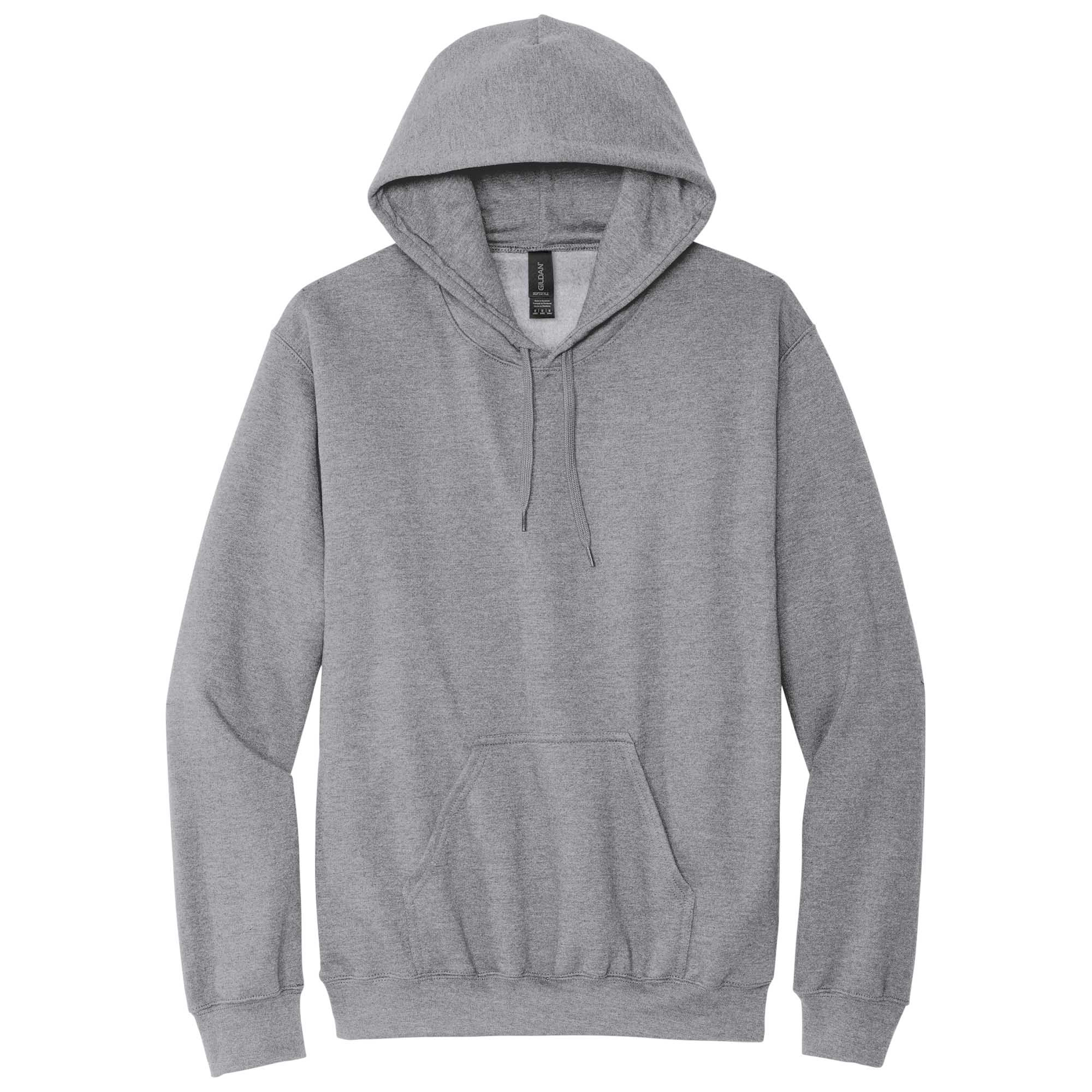 Gildan SF500 Softstyle Pullover Hooded Sweatshirt - Sport Grey | Full ...