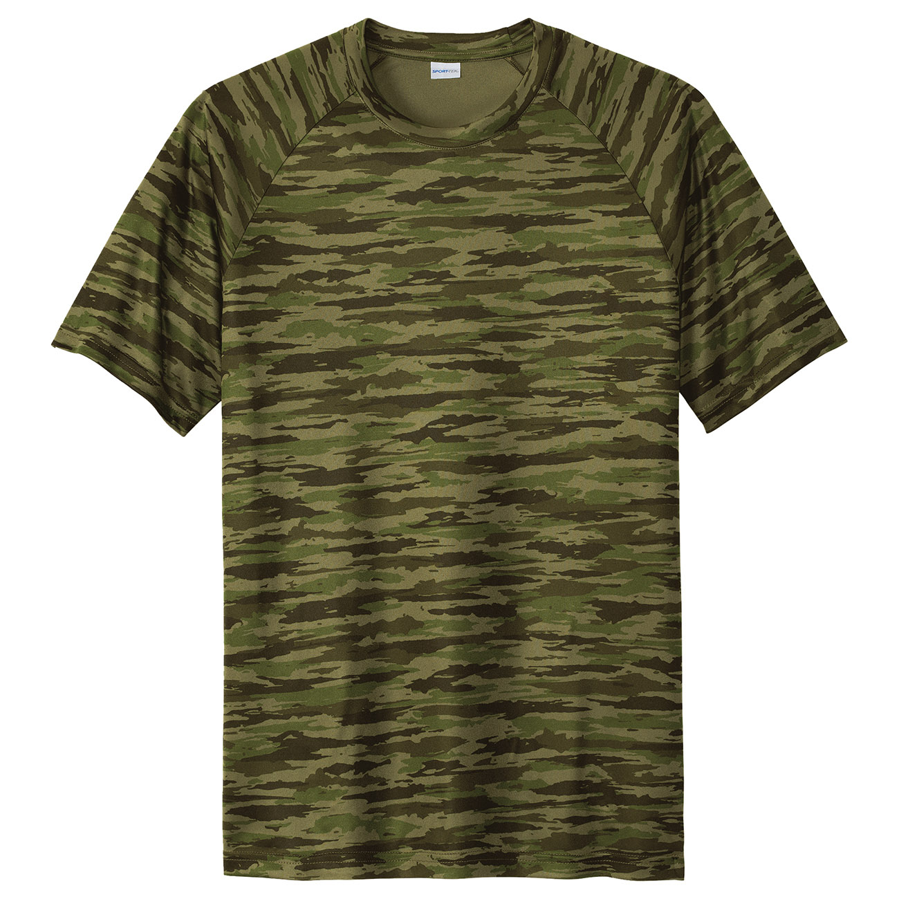 Sport-Tek ST375 Drift Camo Tee - Olive Drab Geen | Full Source