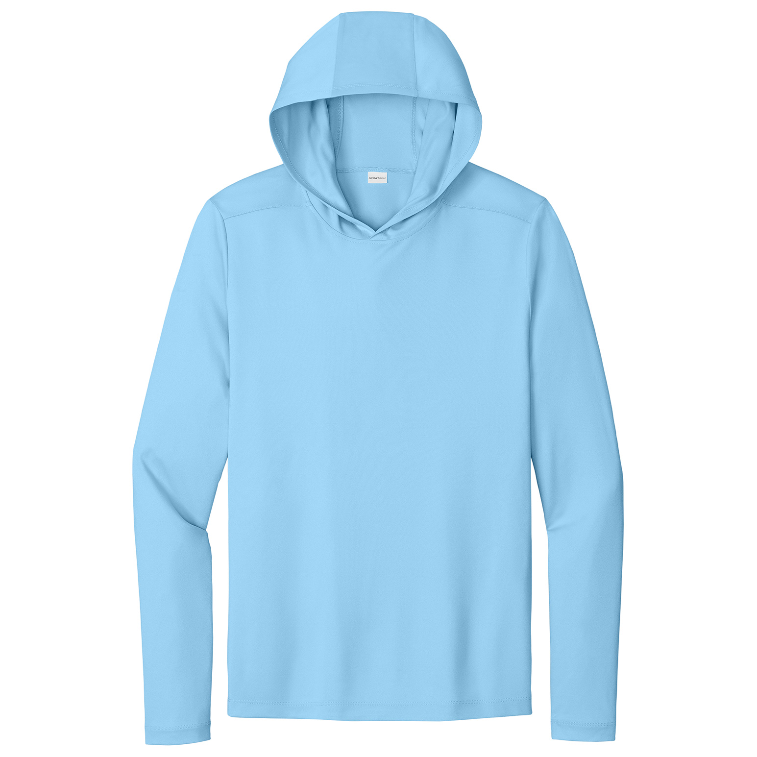 Sport-Tek ST420LSH Posi-UV Pro Long Sleeve Hoodie - Light Blue