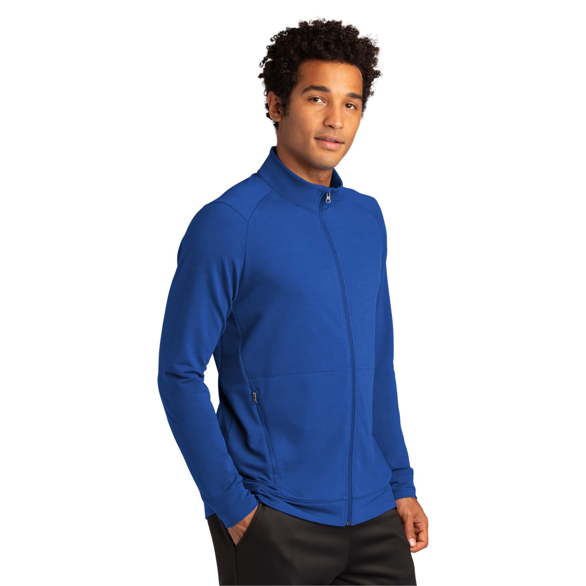 Sport-Tek ST560 Sport-Wick Flex Fleece Full-Zip - True Royal | Full Source