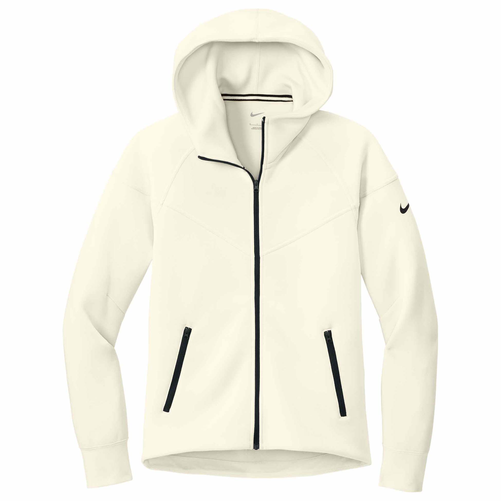 Nike NKFQ4798 Ladies Tech Fleece Full-Zip Hoodie - Pale Ivory
