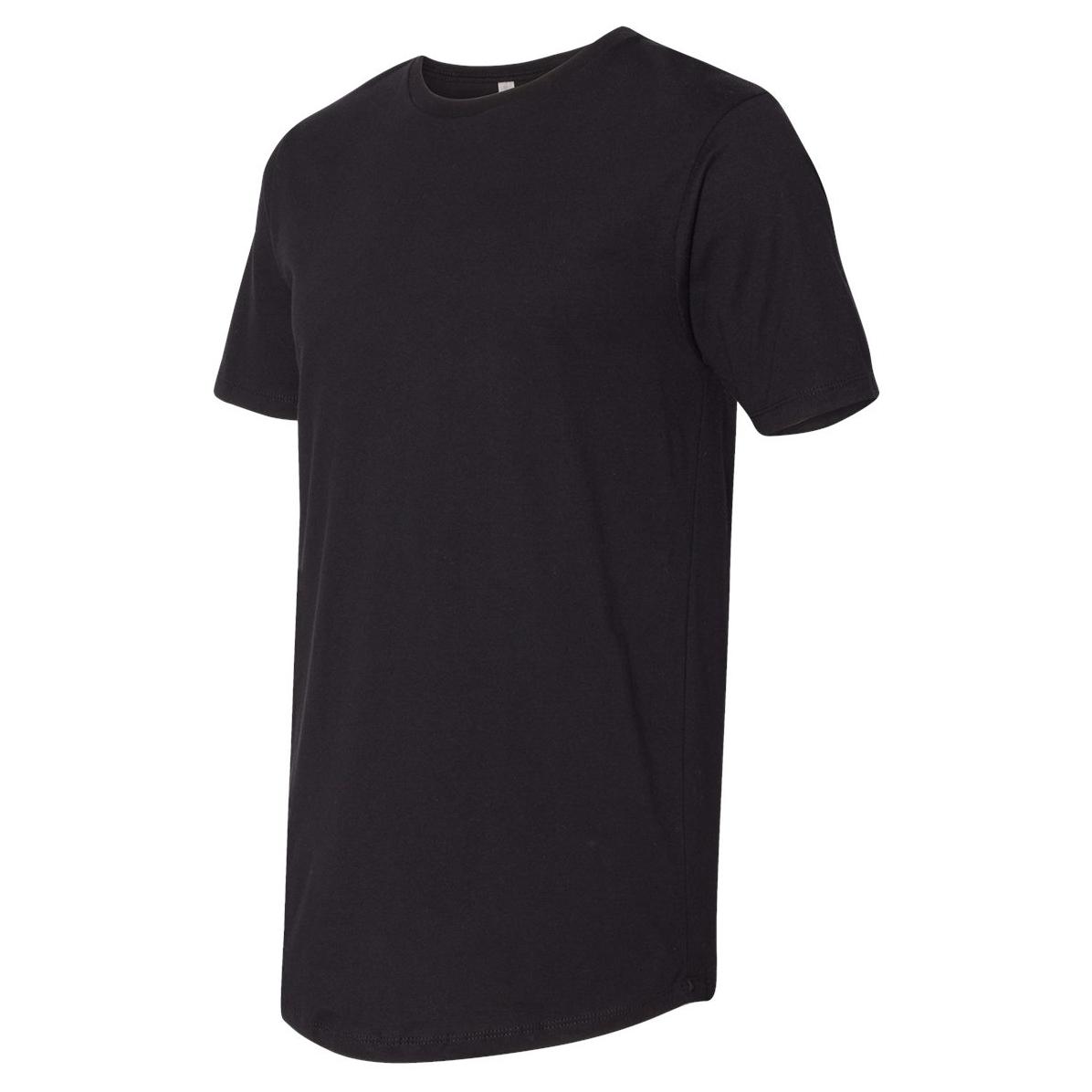 Next Level 3602 Cotton Long Body Short Sleeve Crew - Black | Full Source