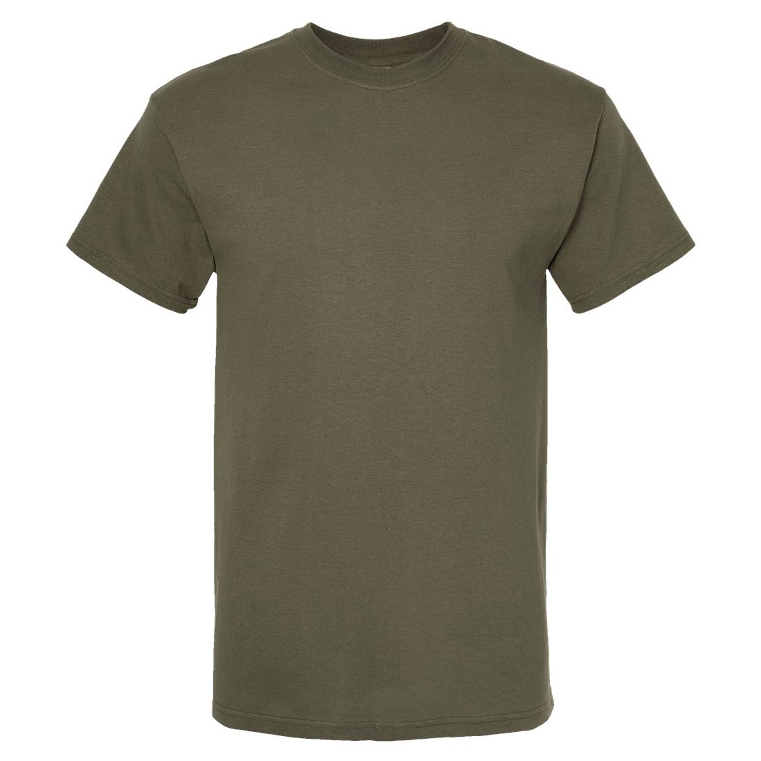 M&O 4800 Gold Soft Touch TShirt Military Green Full Source