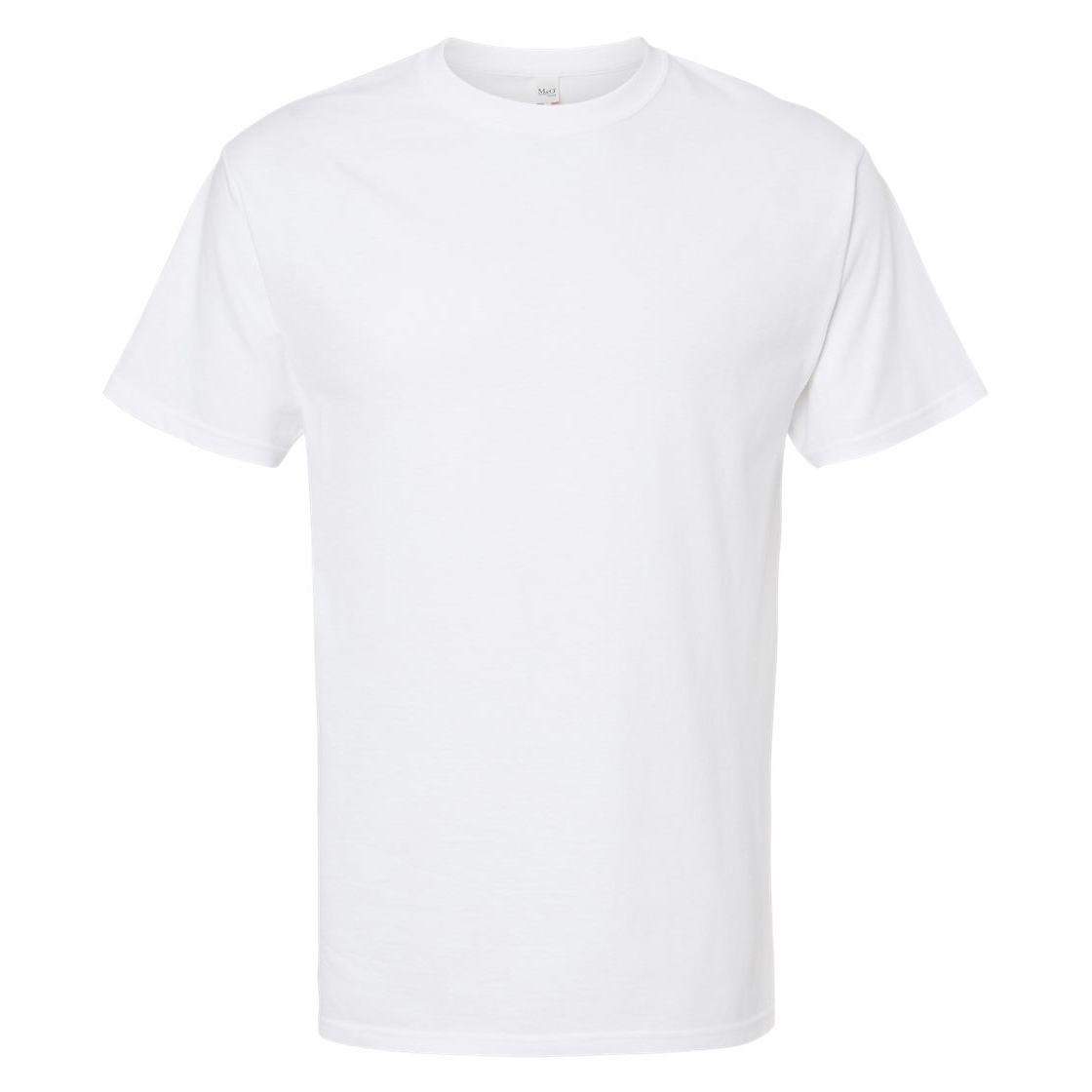 M&O 4800 Gold Soft Touch T-Shirt - White | Full Source