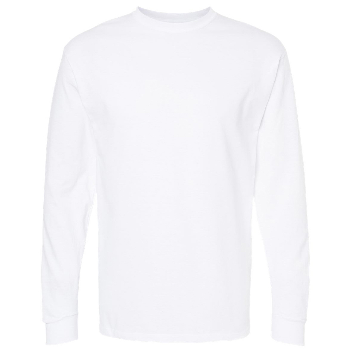 M&O 4820 Gold Soft Touch Long Sleeve T-Shirt - White | Full Source