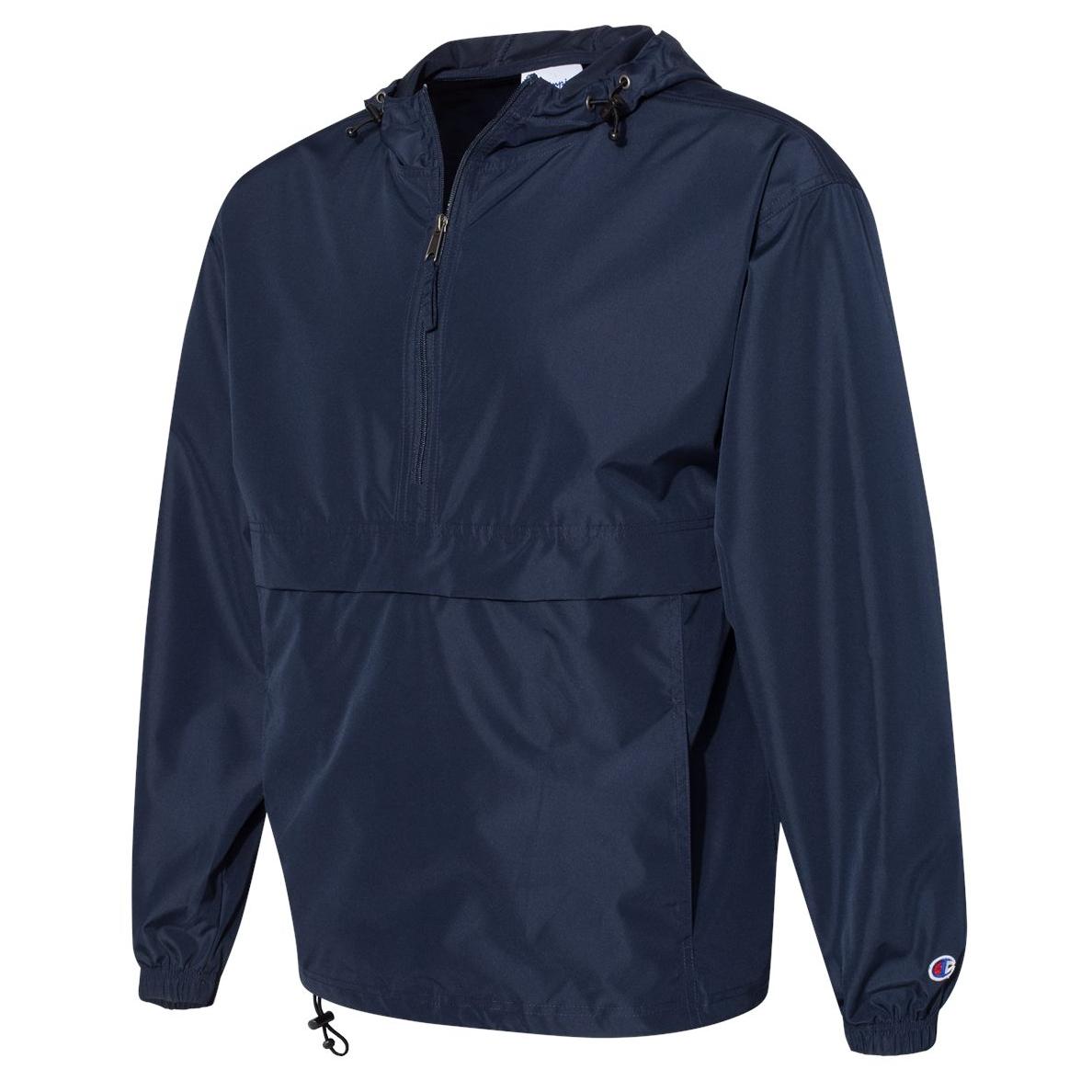 Champion CO200 Packable QuarterZip Jacket Navy Full Source