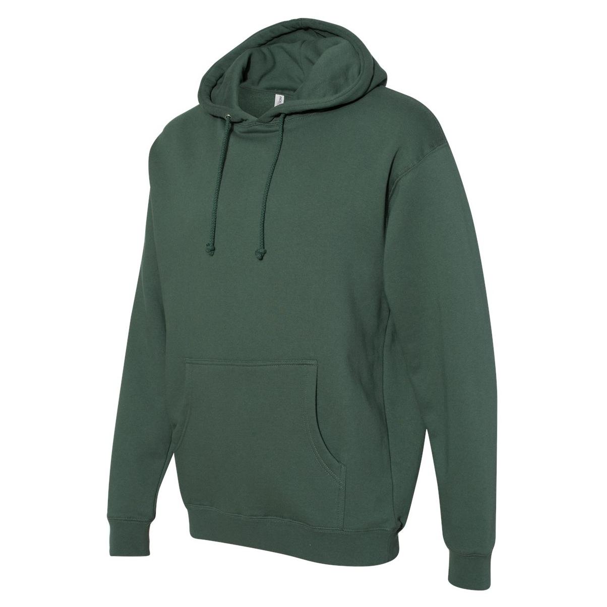 Independent Trading Co. IND4000 Hooded Sweatshirt - Alpine Green | Full ...