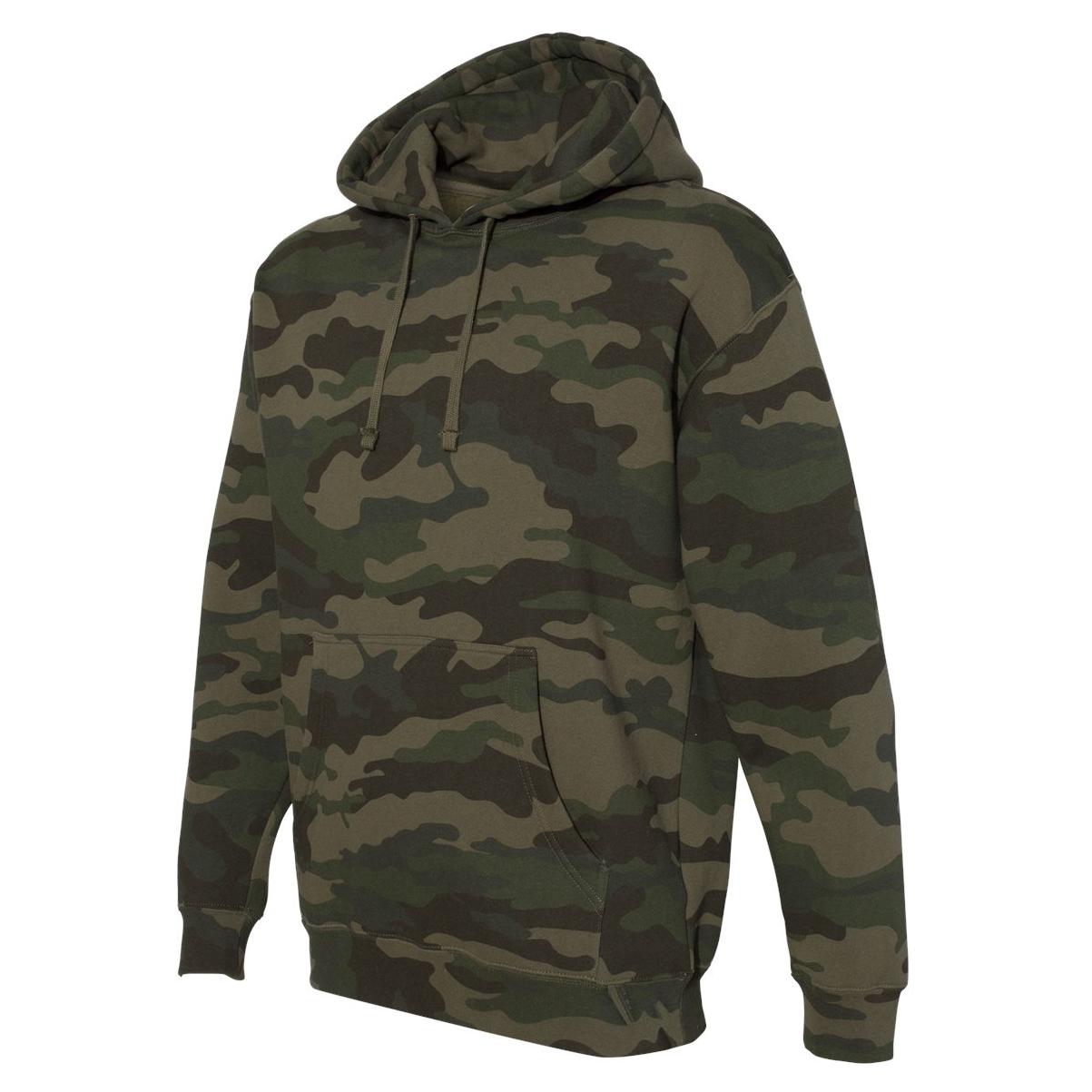Independent Trading Co. IND4000 Hooded Sweatshirt - Forest Camo | Full ...
