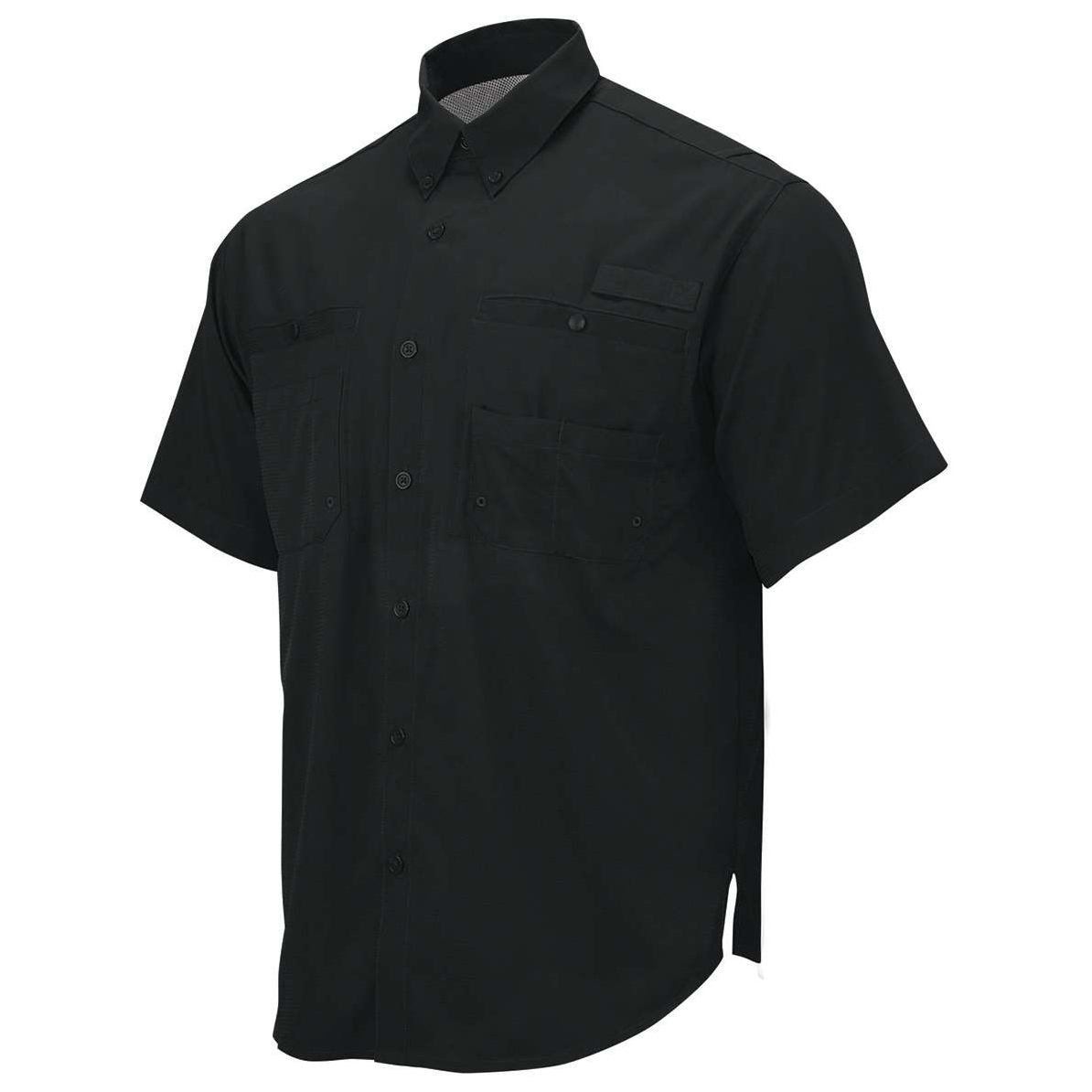 Paragon 700 Hatteras Performance Short Sleeve Fishing Shirt - Black ...