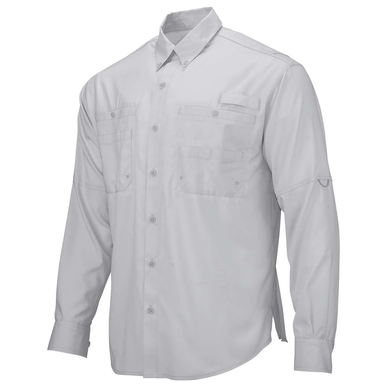 Paragon 702 Kitty Hawk Performance Long Sleeve Fishing Shirt - Aluminum ...