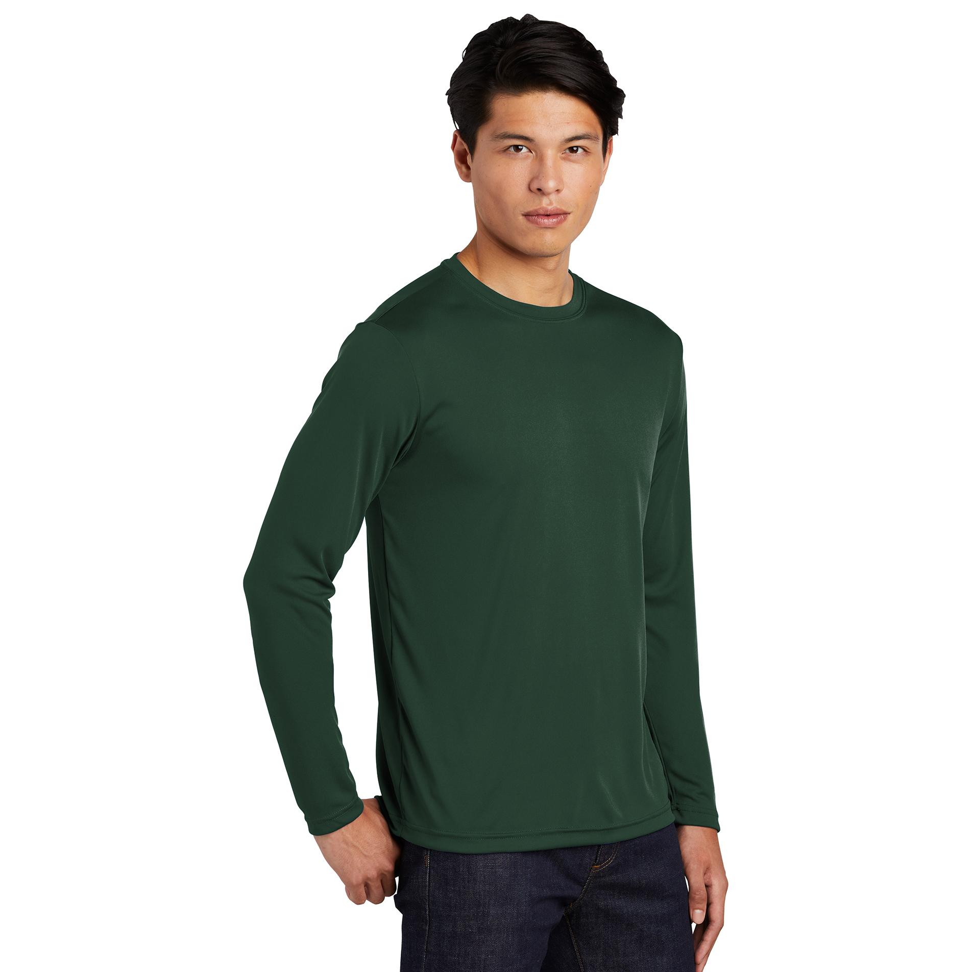 Woodstics　OUTLINE L/S Tee　GREEN　XXL Sport-Tek ST350LS Long Sleeve PosiCharge Competitor Tee - Forest