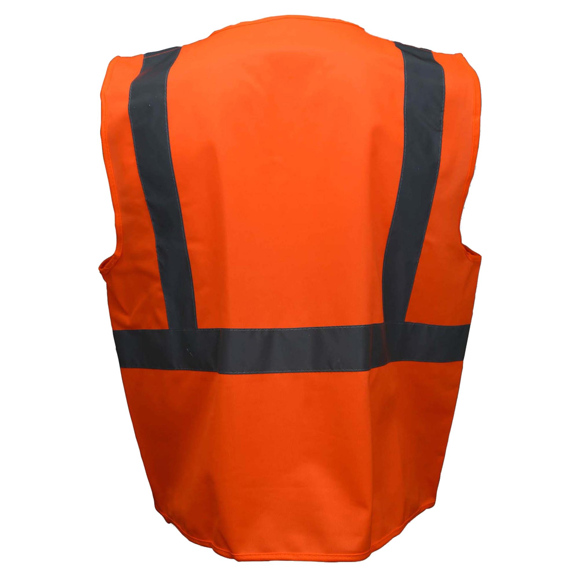 Radians SV2ZOS Type R Class 2 Economy Solid Safety Vest with Zipper ...