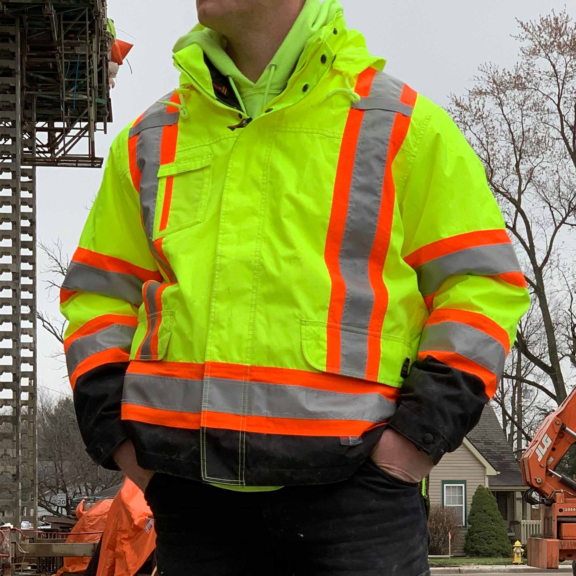 Tough Duck S426 Type R Class Poly Oxford 5-in-1 Safety Jacket