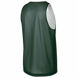 Sport-Tek ST5000 PosiCharge Reversible Mesh Tank - Forest Green/White