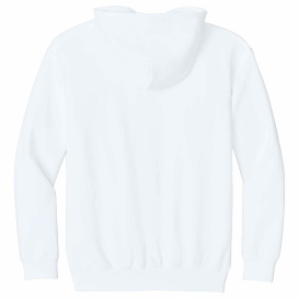 Gildan SF500B Youth Softstyle Midweight Fleece Hoodie - White
