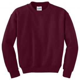 Gildan 18000B Youth Heavy Blend Crewneck Sweatshirt - Maroon