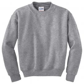 Gildan 18000B Youth Heavy Blend Crewneck Sweatshirt - Sport Grey | Full ...