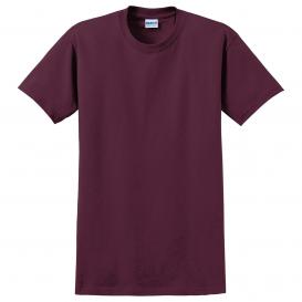 Gildan 2000 Ultra Cotton 100% US Cotton T-Shirt - Maroon | Full Source