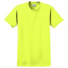 Gildan 2000 Ultra Cotton 100% US Cotton T-Shirt - Safety Green | Full ...