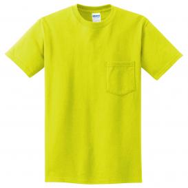 Gildan 2300 Ultra Cotton T-Shirt with Pocket - Safety Green | Full Source