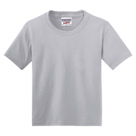 Jerzees 29B Youth Dri-Power Active 50/50 Cotton/Poly T-Shirt - Silver