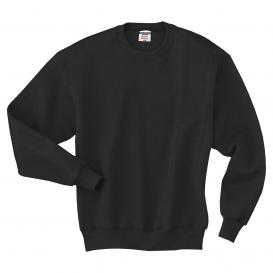 Jerzees 4662M Super Sweats NuBlend Crewneck Sweatshirt - Black | Full ...