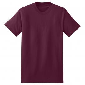 Hanes 5180 Beefy-T 100% Cotton T-Shirt - Maroon | Full Source