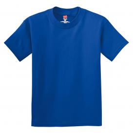 Hanes 5450 Youth Tagless Cotton T-Shirt - Deep Royal