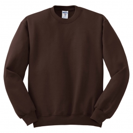 Jerzees 562M NuBlend Crewneck Sweatshirt - Chocolate
