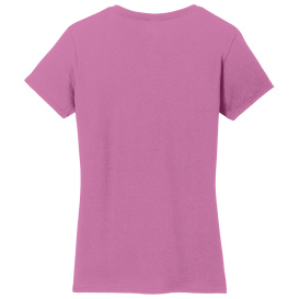 Gildan 5V00L Ladies Heavy Cotton V-Neck T-Shirt - Azalea