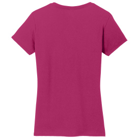 Gildan 5V00L Ladies Heavy Cotton V-Neck T-Shirt - Heliconia