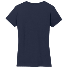 Gildan 5V00L Ladies Heavy Cotton V-Neck T-Shirt - Navy