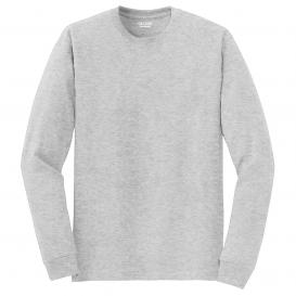 Gildan 8400 DryBlend Long Sleeve T-Shirt - Ash Grey | Full Source