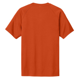 Sport-Tek ST359 PosiCharge Competitor 2-Button Henley - Deep Orange