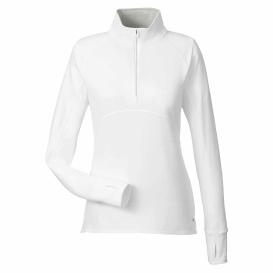 PUMA Golf 533007 Ladies Gamer Golf Quarter-Zip - Bright White